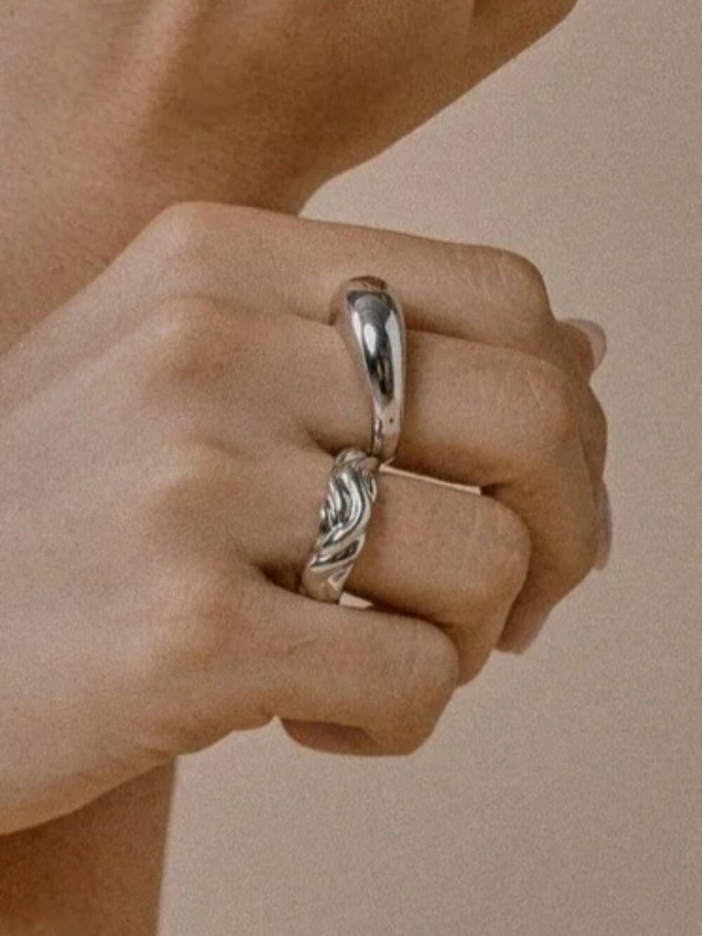 Lait and Lune Vortex Dome Ring